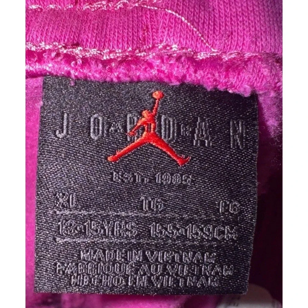 Jordan Pink Youth Girls XL (14-15 Yrs) Fleece Pants